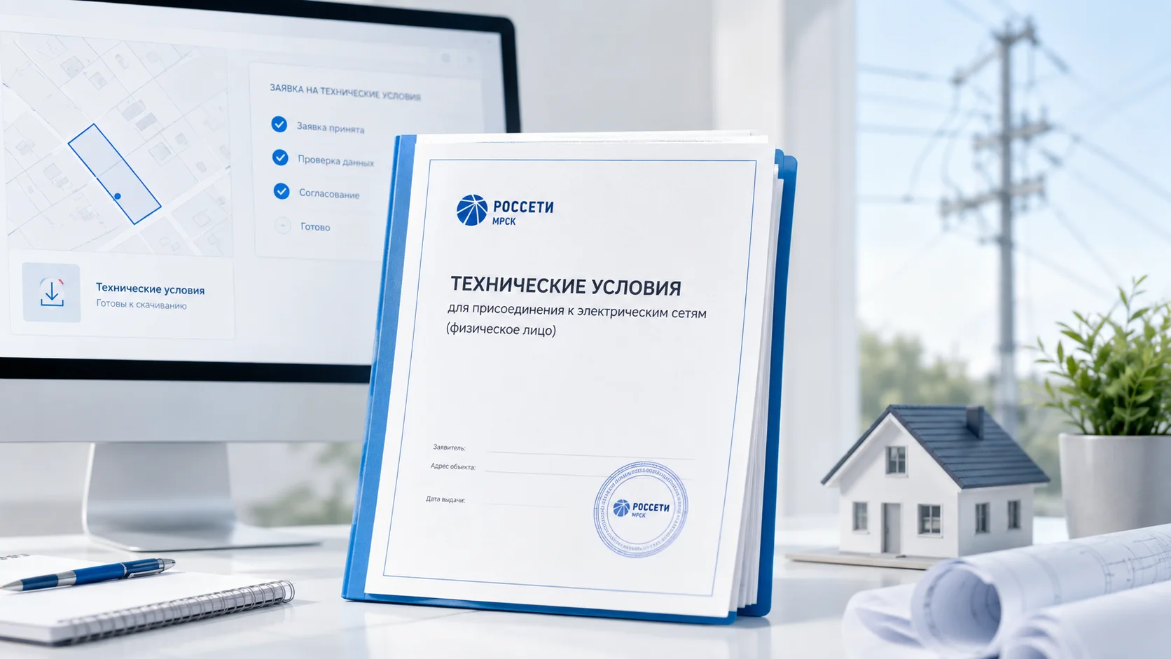 Получение технических условий МРСК (физ. лица)